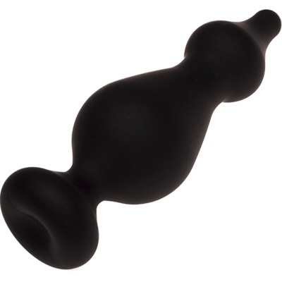 AMUSE PLUG ANAL SILICONE PRETO TAMANHO L