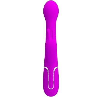 VIBRADOR COELHO DEJON 3 EM 1 MULTIFUNO VIOLETA