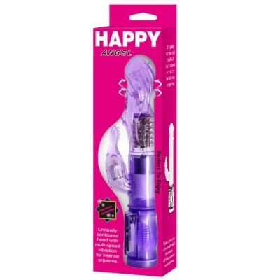 RABBIT VIBRADOR HAPPY ANGEL PURPLE