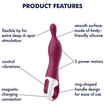 VIBRADOR SATISFYER HOT LOVER (ROSE)