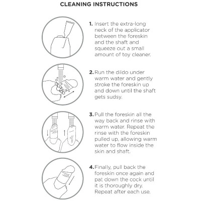 KING COCK REALISTIC DILDO UNCUT  17 CM