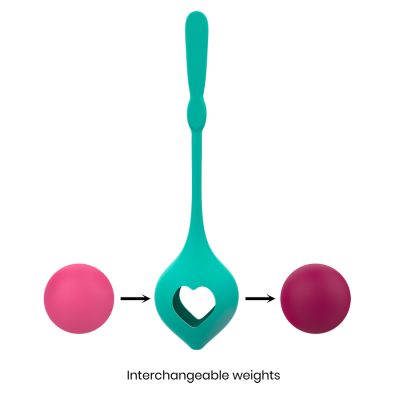 BOLAS RITHUAL KEGEL para treino da musculatura pélvica - cor verde