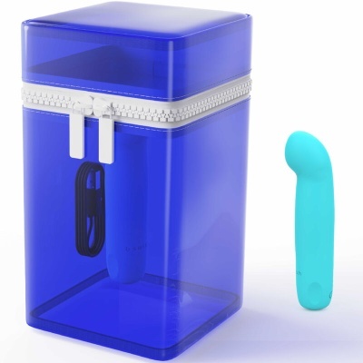 BCUTE CURVE INFINITE CLASSIC LIMITED EDITION SILICONE RECHARGEABLE VIBRADORES ELECTRIC BLUE
