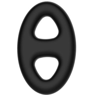 ANEL PENIANO DUPLO DE SILICONE CRAZY BULL