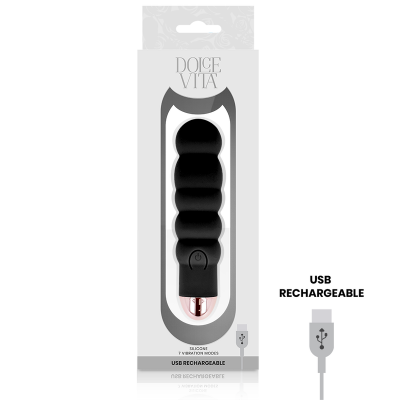 VIBRADOR RECARREGáVEL SIX BLACK