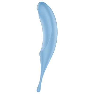 ESTIMULADOR E VIBRADOR SATISFYER TWIRLING PRO (AZUL)