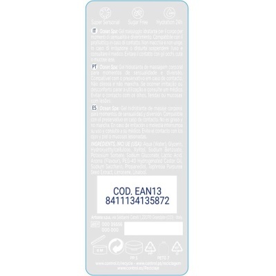 GEL - 2EN1 MASSAGEM & PRAZER MAR MEDITERRÂNICO 200ML