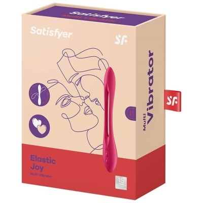 ELASTIC JOY MULTI VIBRATOR - RED