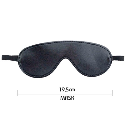 KIT DESEJOS SECRETOS 7 PEÇAS STRAP ON BDSM PRETO