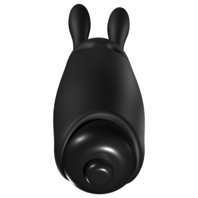 VIBRADOR COELHO PRETO DE BOLSO LASTIC