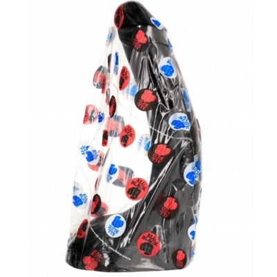 ALL BLACK DILDO LISO 29x5cm