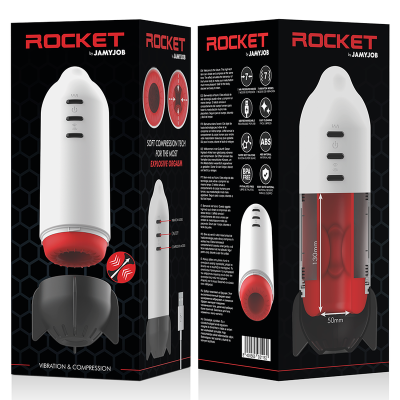 ROCKET MASTURBATOR TECNOLOGIA DE COMPRESSO SUAVE E VIBRAO