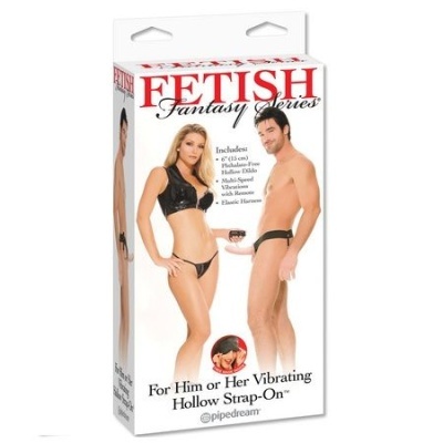 FETICHE HOLLOW VIBRATOR HARNESS
