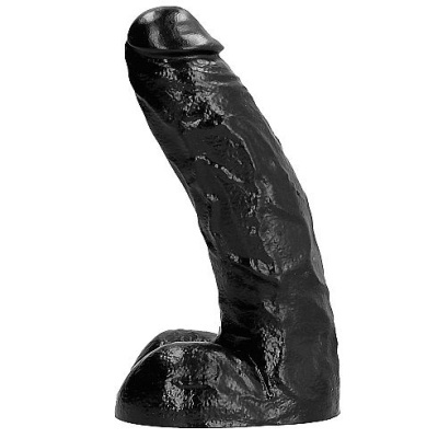 DILDO ANAL DONG REALISTA ALL BLACK (25,5cm)
