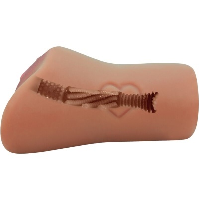 DESIGN DE VAGINA E ÂNUS ESCARLATE COM CARNE DE CORAÇÃO