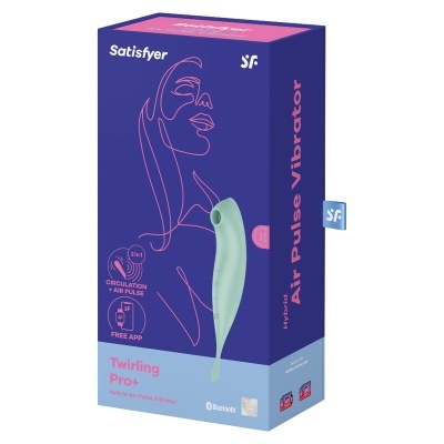 SATISFYER VIBRADOR TWIRLING PRO+ VERDE