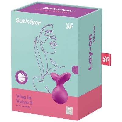 VIBRADOR SATISFYER VIVA LA VULVA 3 (VIOLETA)
