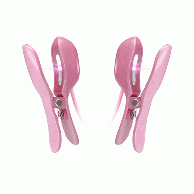 ROMANTICO WAVE VIBRADO E ELETRIC SHOCK NIPPLE CLAMPS