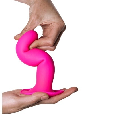 HITSENS 4 DILDO DE SILICONE FÚCSIA