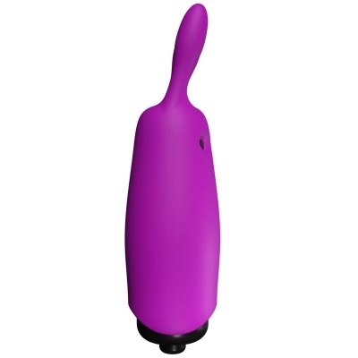 VIBRADOR DE COELHO VIOLETA DE BOLSO LASTIC