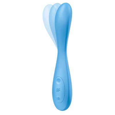 VIBRADOR SATISFYER G-SPOT FLEX 4+ CONNECT (BLUE)