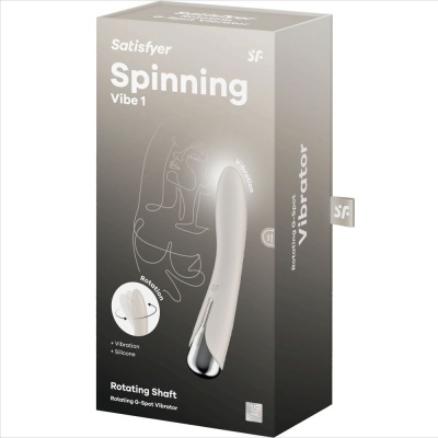VIBRADOR ROTADOR BEGE SPINNING VIBE 1 G-SPOT BEIGE