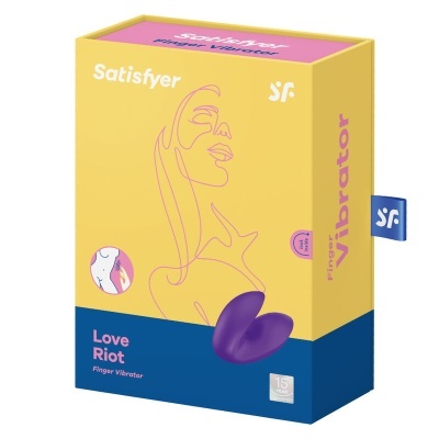 VIBRADOR SATISFYER LOVE RIOT (ROXO)