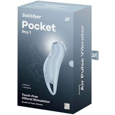 ESTIMULADOR DE CLITÓRIS POCKET PRO 1 AZUL CLARO