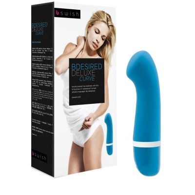 BDESIRED VIBRADORES DELUXE CURVE BLUE LAGOON