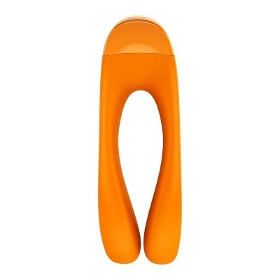 SATISFYER CANDY CANE FINGER VIBRATOR (ORANGE)