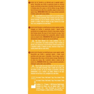 GEL - LUB CHOCOLATE LUBRICATING GEL 75 ML