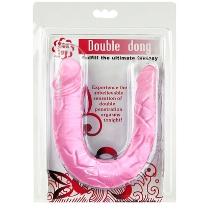 DOUBLE DONG DILDO ROSA DUPLA