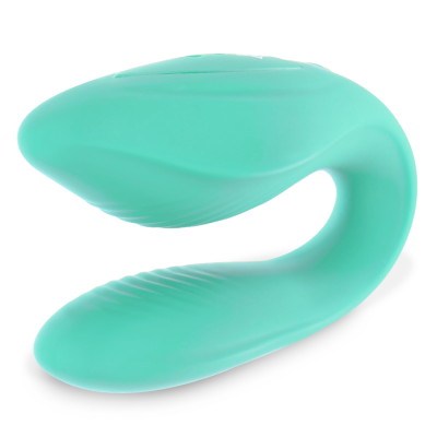 VIBRADOR PARA CASAIS COM COMANDO (aqua)