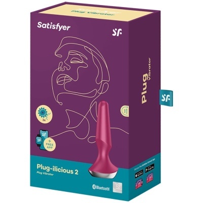 PLUG ANAL VIBRADOR SATISFYER ILICIOUS 2 (ROSA)
