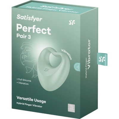 ANEL PENIANO SATISFYER PERFECT PAIR 3 (VERDE)