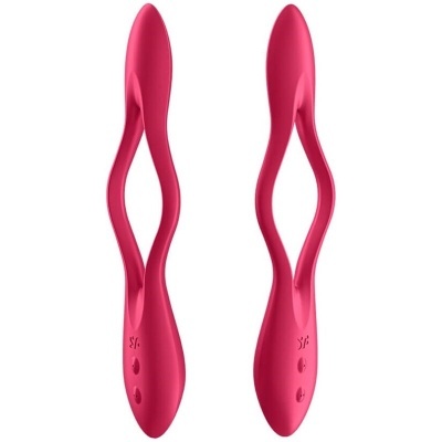 ELASTIC JOY MULTI VIBRATOR - RED