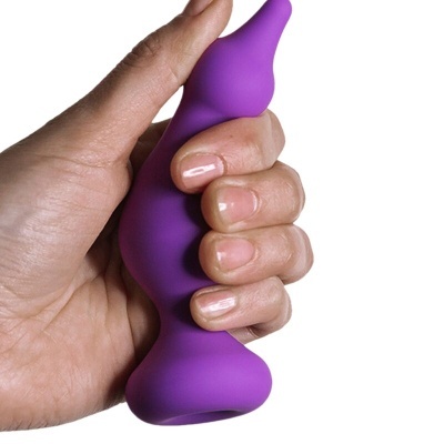 AMUSE PLUG ANAL VIOLETA SILICONE TAMANHO M