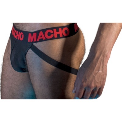 MX26X2 JOCK PRETO/VERMELHO L