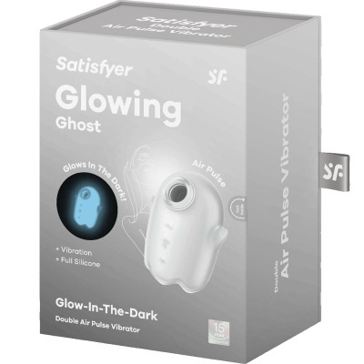 GLOWING GHOST AIR PULSE & VIBRADOR BRANCO