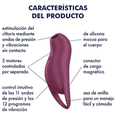ESTIMULADOR DE CLITÓRIS POCKET PRO 1 GARNET