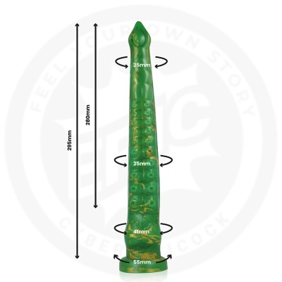 DILDO HYLOS VERDE FLASH