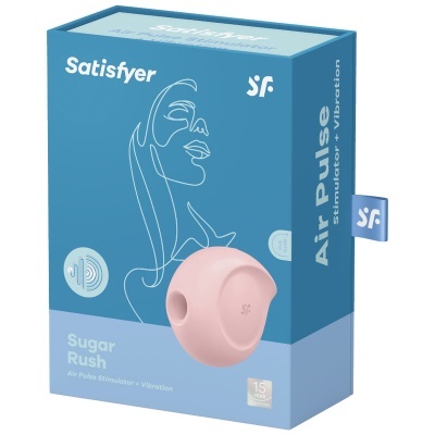 ESTIMULADOR E VIBRADOR SATISFYER SUGAR RUSH (ROSA)