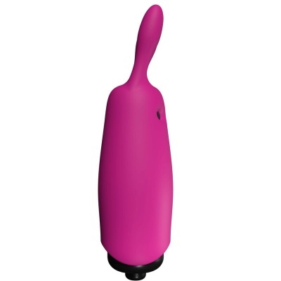 VIBRADOR DE COELHO ROSA DE BOLSO LASTIC