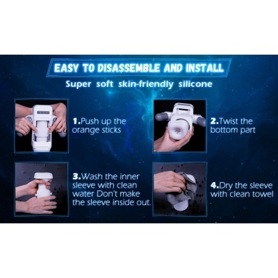 COPO DE JOGO - MASTURBADOR DE VIBRAÇÃO DE IMPULSO COM FUNÇÃO DE AQUECIMENTO E SUPORTE MÓVEL - PRETO