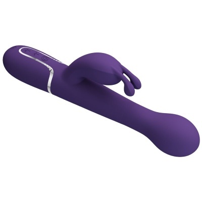 VIBRADOR COELHO DEJON 3 EM 1 MULTIFUNO ROXO