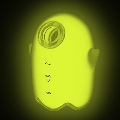 GLOWING GHOST AIR PULSE & VIBRADOR AMARELO