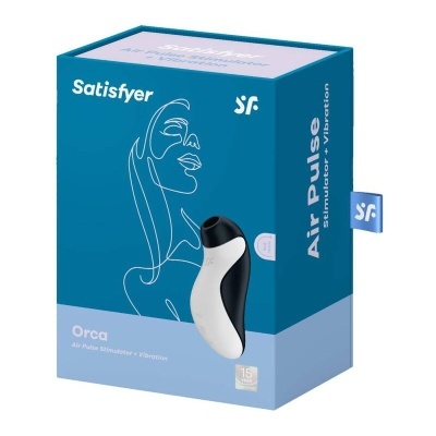 SATISFYER ORCA AIR PULSE STIMULATOR + VIBRATION