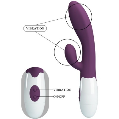 ALVIS VIBRADOR COELHO E PONTO G ROXO