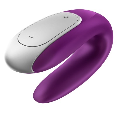 VIBRADOR SATISFYER DOUBLE FUN PARTNER (PURPLE)