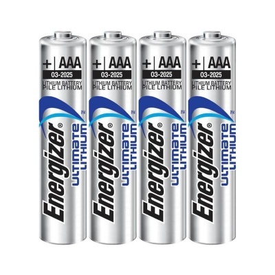 ENERGIZADOR ULTIMATE LITHIUM AAA L92 LR03 1,5V  4 Unidades